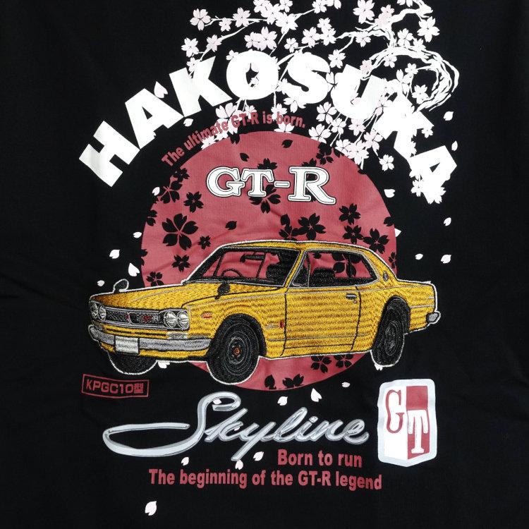 NISSAN 日産×NISIKI 錦 コラボ半袖Tシャツ 526212 KPGC10型ハコスカ桜 スカイラインGT-R | 日産 | 07