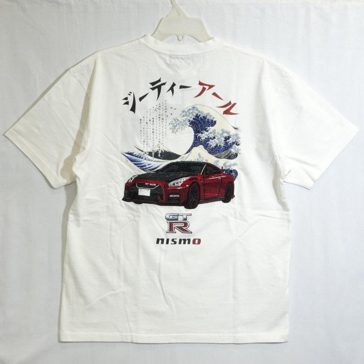 NISSAN 日産×NISIKI 錦 コラボ半袖Tシャツ 526860 NISMO GTR35 波富士 スカイラインGT-R | 日産 | 01