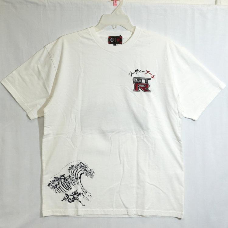 NISSAN 日産×NISIKI 錦 コラボ半袖Tシャツ 526860 NISMO GTR35 波富士 スカイラインGT-R | 日産 | 02