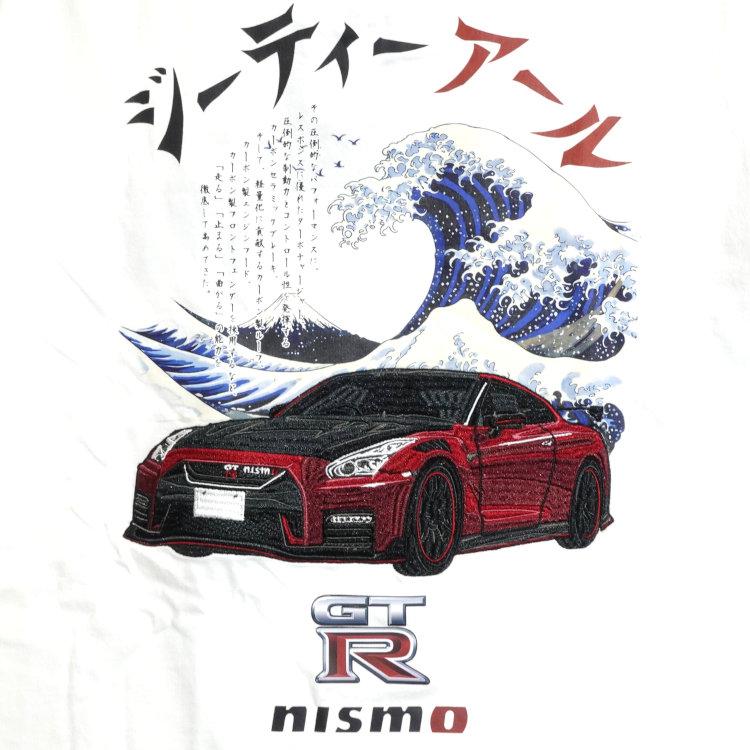NISSAN 日産×NISIKI 錦 コラボ半袖Tシャツ 526860 NISMO GTR35 波富士 スカイラインGT-R | 日産 | 03