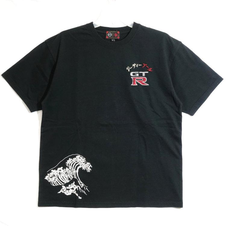 NISSAN 日産×NISIKI 錦 コラボ半袖Tシャツ 526860 NISMO GTR35 波富士 スカイラインGT-R | 日産 | 06