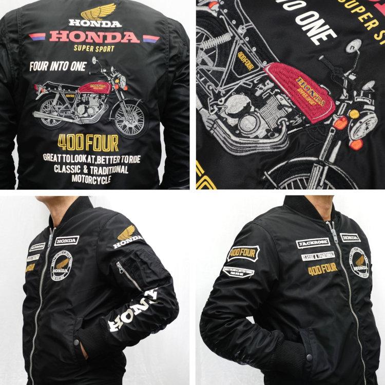 JACKROSE HONDA×JACK ROSE CB400FOUR 中綿MA-1 533503 アメカジ