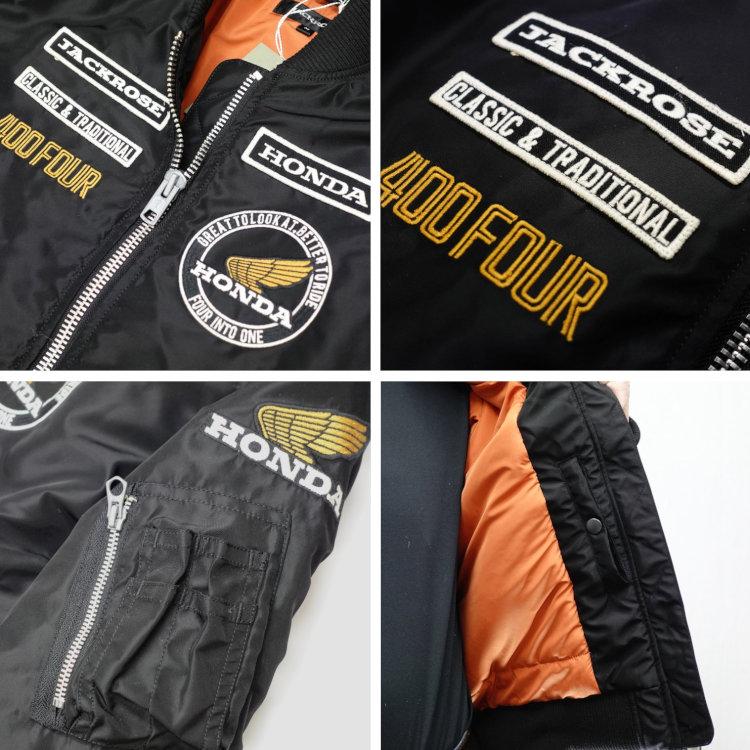 JACKROSE（ジャックローズ） HONDA×JACK ROSE CB400FOUR 中綿MA-1