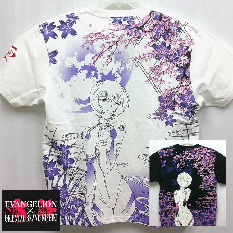 エヴァンゲリオン×錦 コラボ半袖Tシャツ 554218 綾波満桜華 綾波 エヴァンゲリオン×錦 コラボ半袖Tシャツ 554218 綾波満桜華 綾波