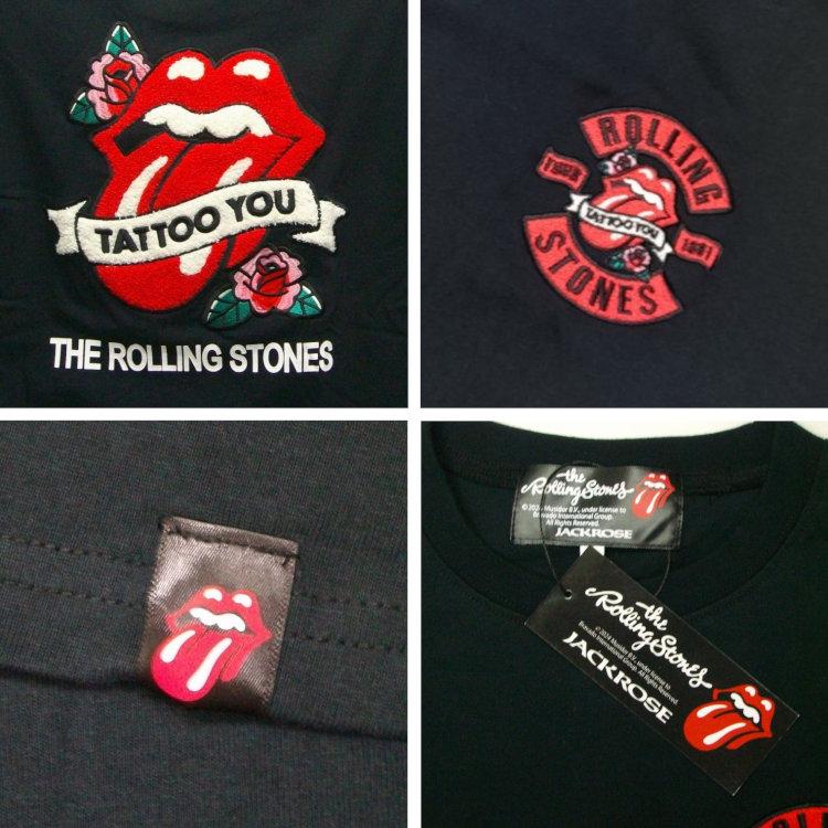 THE ROLLING STONES×JACK ROSE コラボ半袖Tシャツ 554567 SAGARA TATOO