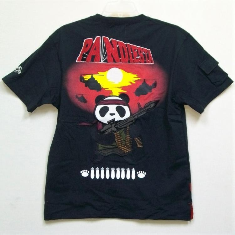 パンディエスタ PANDIESTA 半袖Tシャツ 582854 パンダWARS アメカジ バイカー ミリタリー キャラクター 和柄 | PANDIESTA