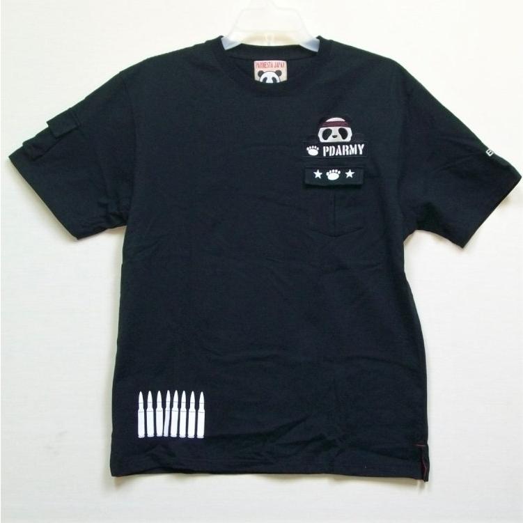 パンディエスタ PANDIESTA 半袖Tシャツ 582854 パンダWARS アメカジ バイカー ミリタリー キャラクター 和柄 | PANDIESTA | 01