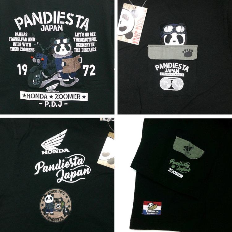 PANDIESTA ホンダ HONDA×パンディエスタ コラボ半袖Tシャツ 585505