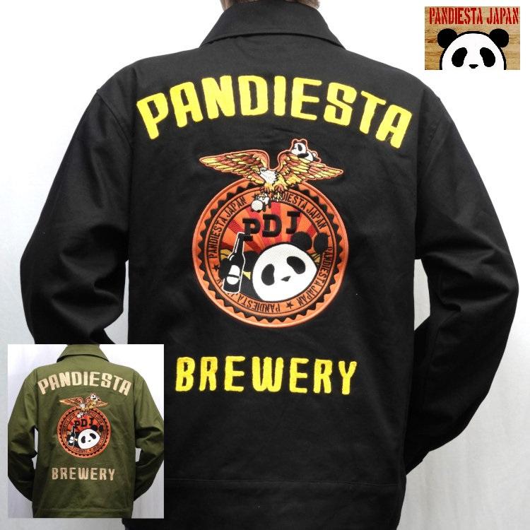 パンダブルワリーツイルワークジャケット PANDIESTA JAPAN 595202 パンディエスタジャパン ミリタリー アーミー PANDIESTA（パンディエスタ） PANDIESTA JAPAN ツイルワークジャケット