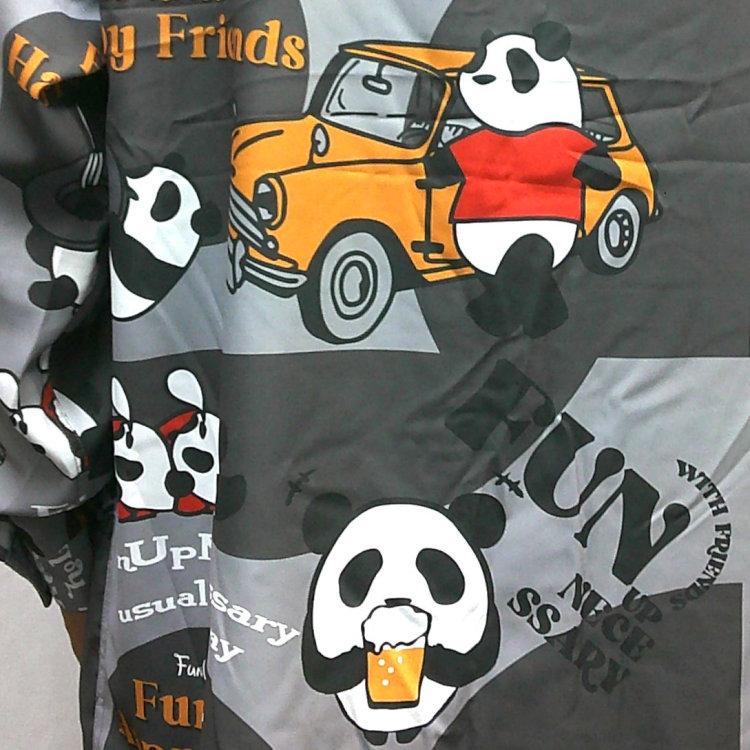 PANDIESTA（パンディエスタ） 長袖総柄オープンカラーシャツ 595321
