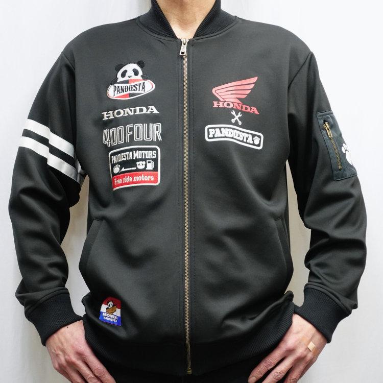 HONDA×パンディエスタ CB400FOURバイカースタイルジャージ 595505 ヨンフォア パンダ アメカジ バイク ホンダ×PANDIESTA JAPAN | PANDIESTA | 01