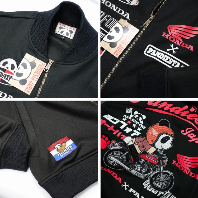 HONDA×パンディエスタ CB400FOURバイカースタイルジャージ 595505 ヨンフォア パンダ アメカジ バイク ホンダ×PANDIESTA JAPAN | PANDIESTA | 06
