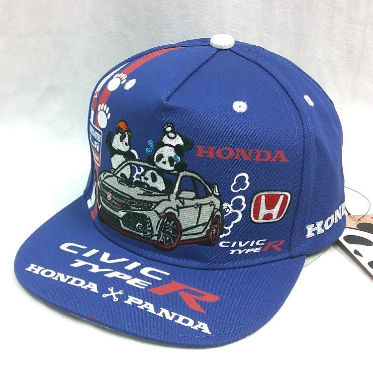 ホンダ HONDA×パンディエスタ PANDIESTA コラボフラットキャップ 595507 CIVIC TYPE R FK-8 シビック パンダ | PANDIESTA | 05