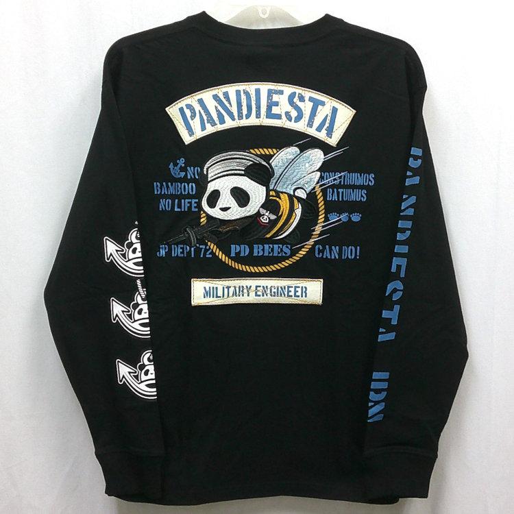 パンディエスタ PANDIESTA JAPAN 595852 SEA BEES PANDA ミリタリーロンT パンダ アメカジ | PANDIESTA | 05