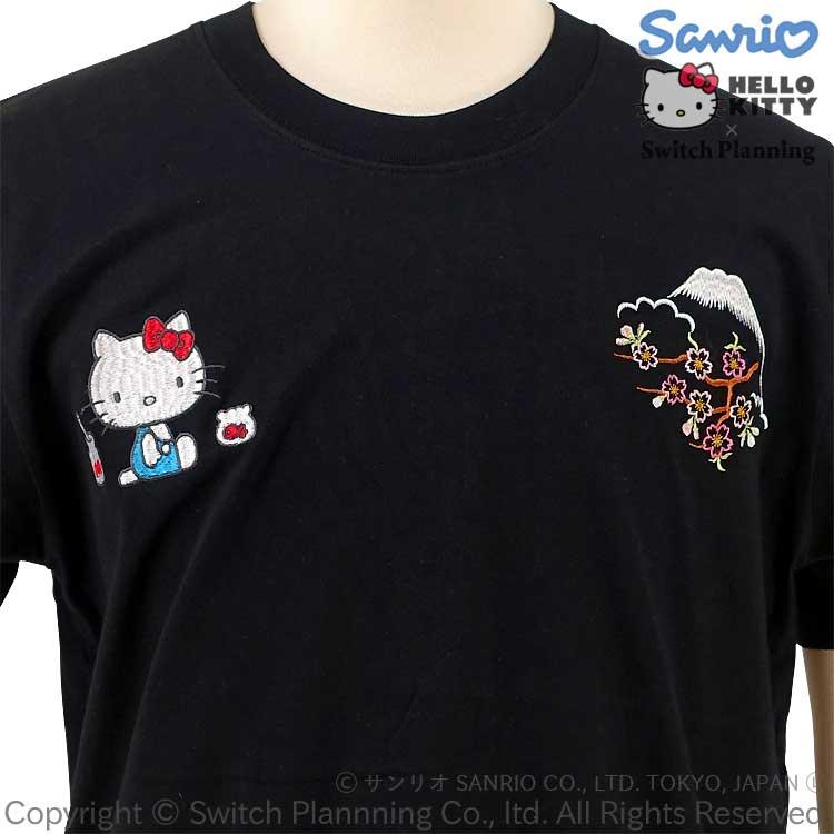 【美品】45R 海ものがたり半袖Tシャツ　カニ刺繍　インディゴ　サイズ2 日本製 カニ刺繍半袖Tシャツ （ピンク/シロ/コン 3色）by すまいる