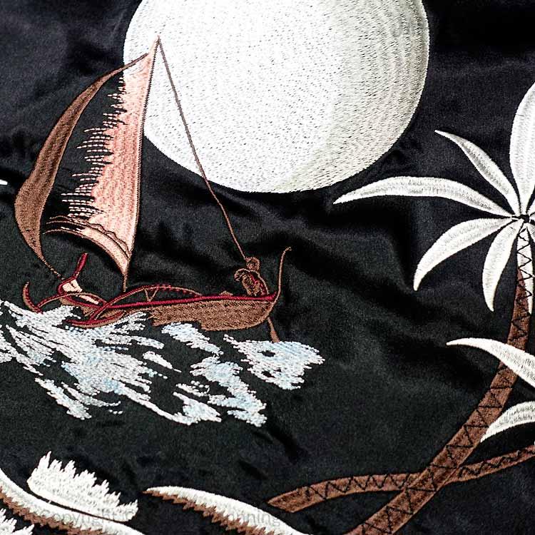 スカジャン ジャパネスク ハワイと龍 刺繍 リバーシブル JSKJ スカジャン ジャパネスク ハワイと龍 刺繍 リバーシブル JSKJ