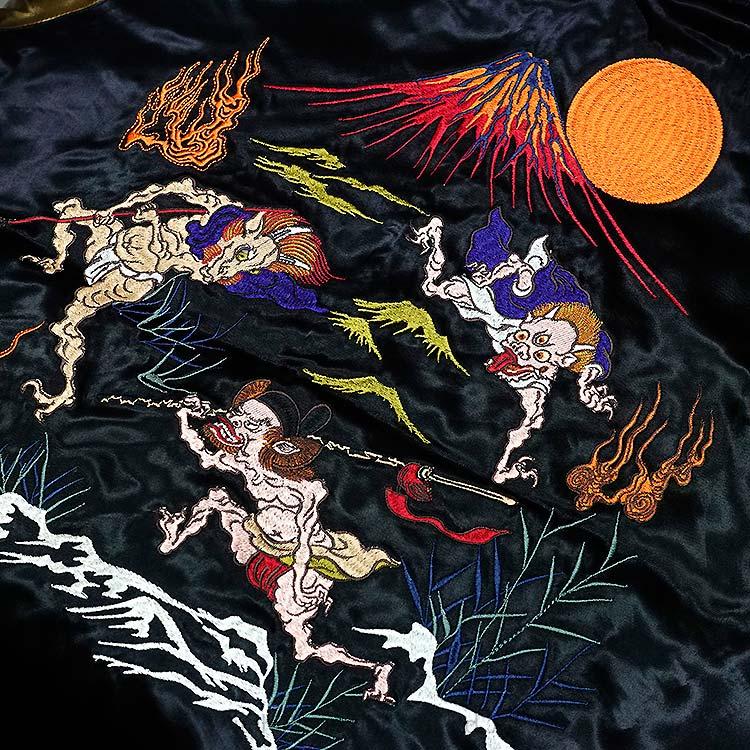 スカジャン ジャパネスク JSKJ-510 百鬼夜行 和柄 JAPANESQUE : SCRIPT