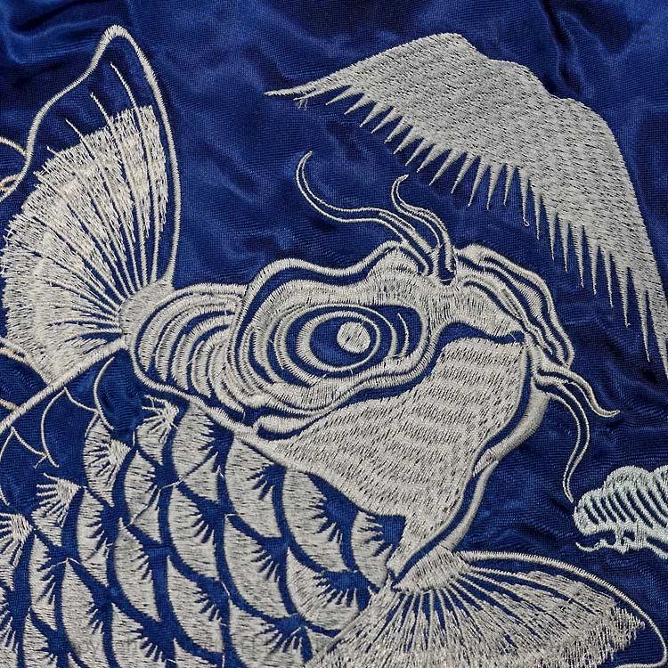 登り鯉 刺繍 スカジャン ジャパネスク JSKJ-702 JAPANESQUE 和柄