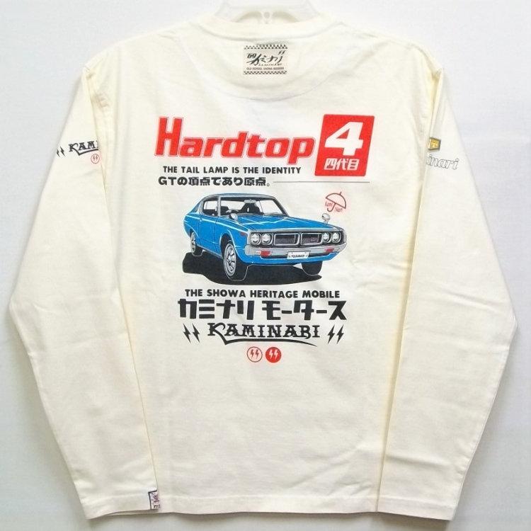 カミナリ 長袖Tシャツ ロンT KMLT-223 ハードトップ四代目 カミナリ 長袖Tシャツ ロンT KMLT-223 ハードトップ四代目