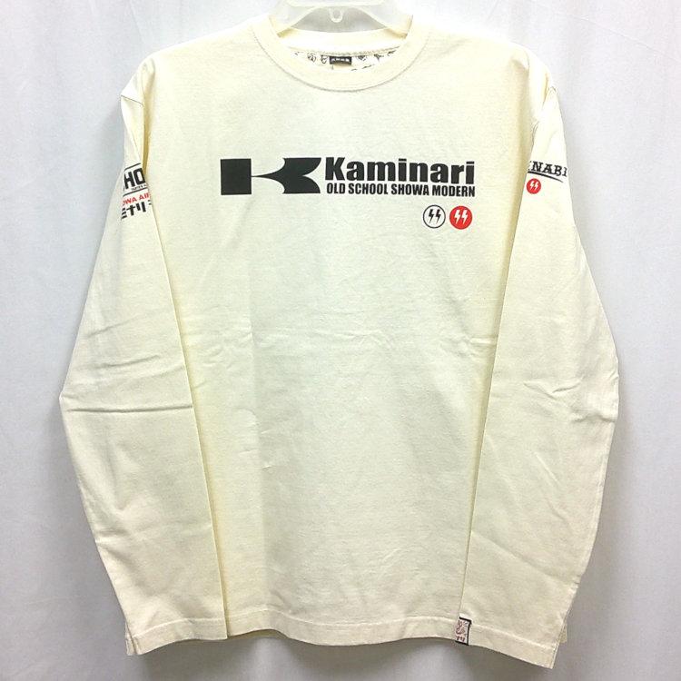 カミナリ 長袖Tシャツ ロンT KMLT-233 漢のバイク カワサキZ1000MK2 アメカジ 旧車 昭和 |  | 02