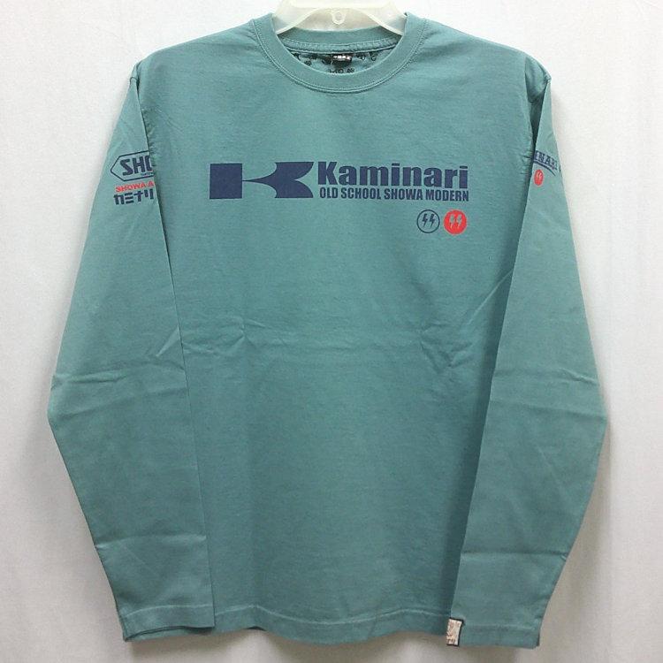 カミナリ 長袖Tシャツ ロンT KMLT-233 漢のバイク カワサキZ1000MK2 アメカジ 旧車 昭和 |  | 05