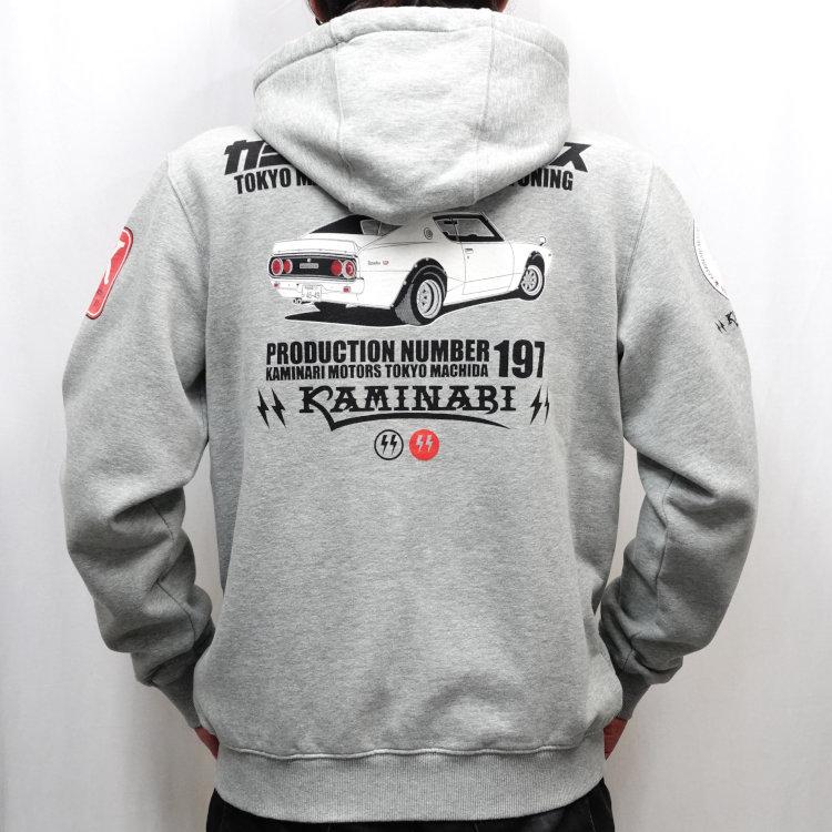 カミナリ KAMINARI ジップパーカー KMSP-600 GT-R ケンメリ アメカジ モーター系 旧車 |  | 01