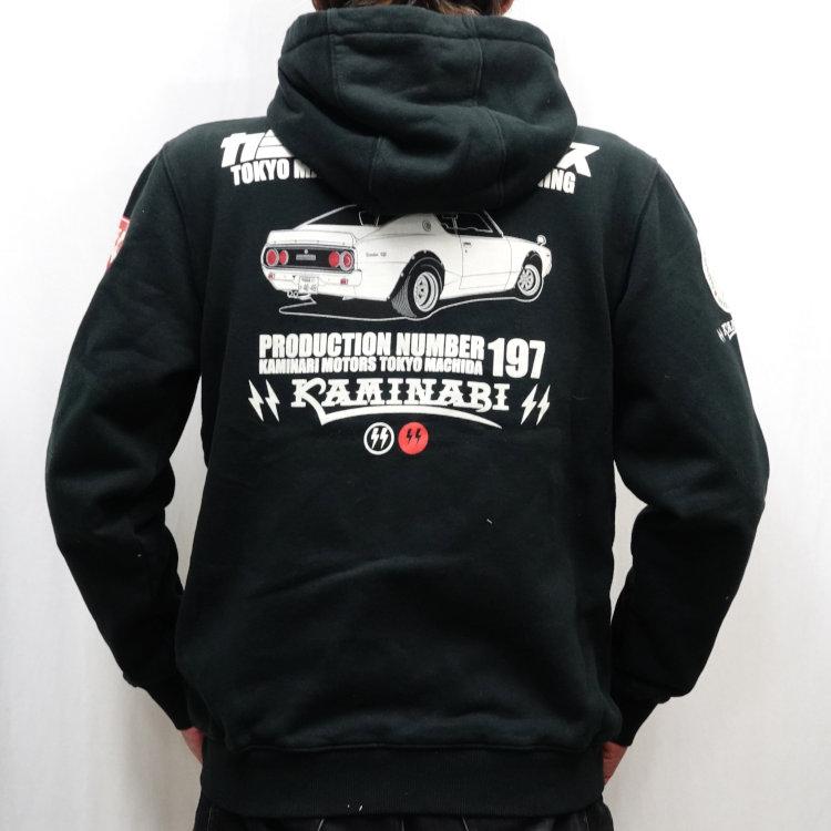 カミナリ KAMINARI ジップパーカー KMSP-600 GT-R ケンメリ アメカジ モーター系 旧車 |  | 05