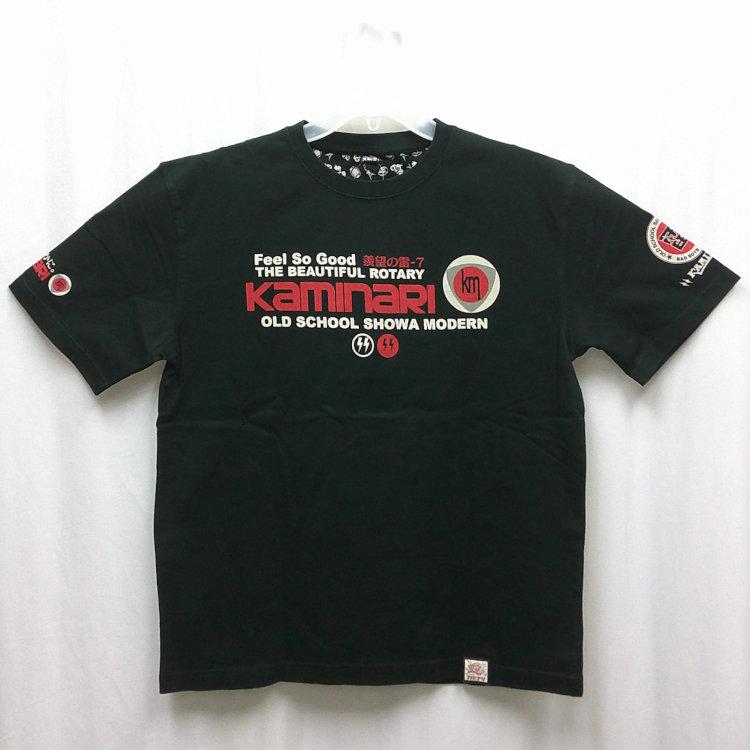 カミナリ半袖Tシャツ KMT-259 POORMAN'S PORSCHE マツダRX-7 アメカジ