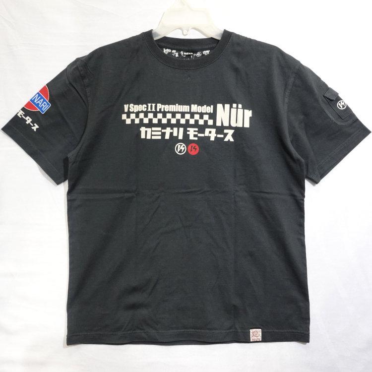 カミナリ半袖Tシャツ KMT-274 ニュルブルクリンク 日産スカイラインGT-R BNR34 アメカジ モーター系 旧車 |  | 06