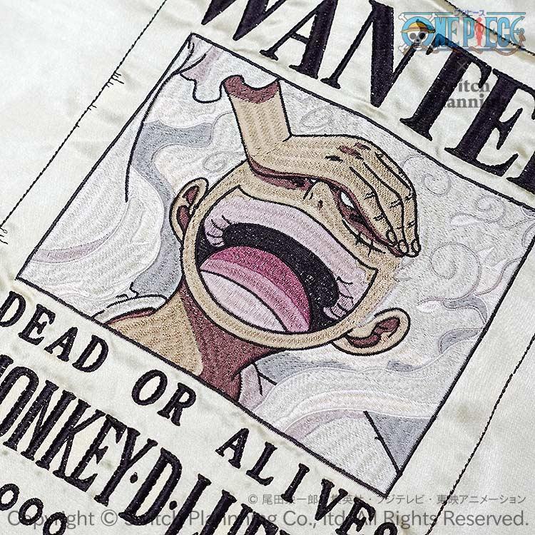 ワンピース ONE PIECE ルフィ手配書 刺繍 スカジャン OPSJ-501 アニメ