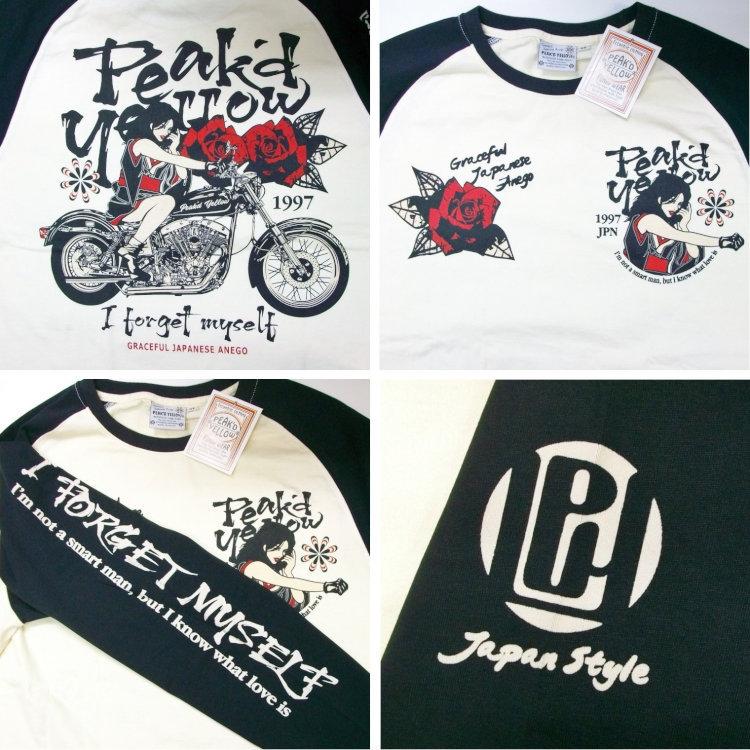 PEAK'D YELLOW ピークドイエロー Peak'd Yellow 長袖T ロンT