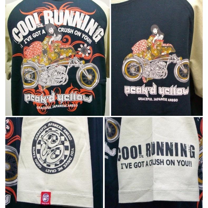 ピークドイエロー PEAK'DYELLOW 半袖Tシャツ PYT-197 バイク | PEAK'D YELLOW | 04