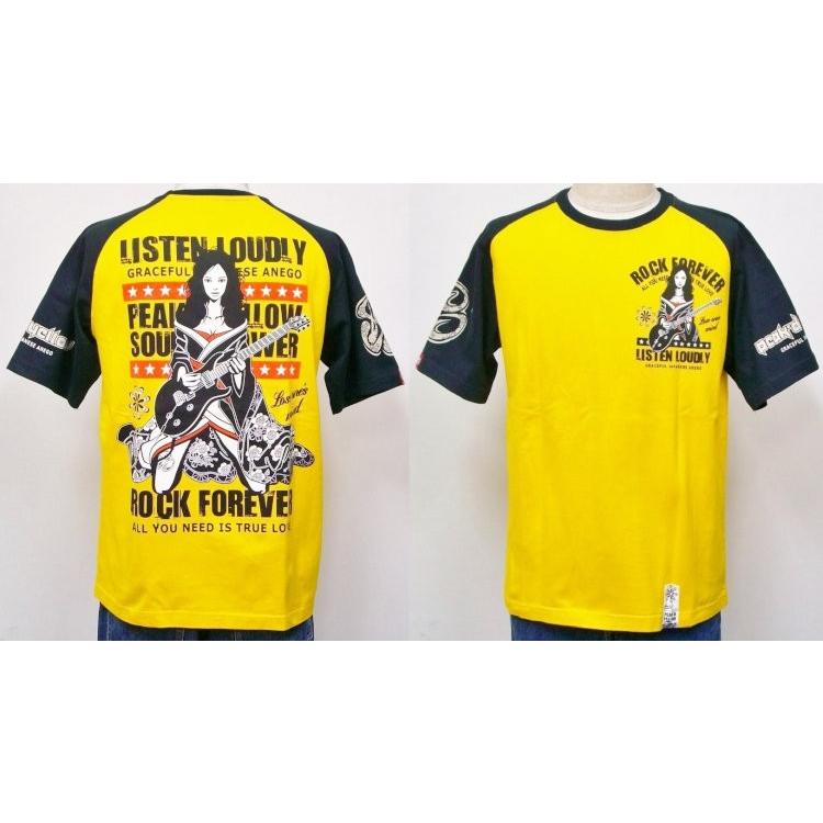 PEAK'DYELLOW ピークドイエロー半袖Tシャツ PYT-202 ギター | PEAK'D YELLOW | 01