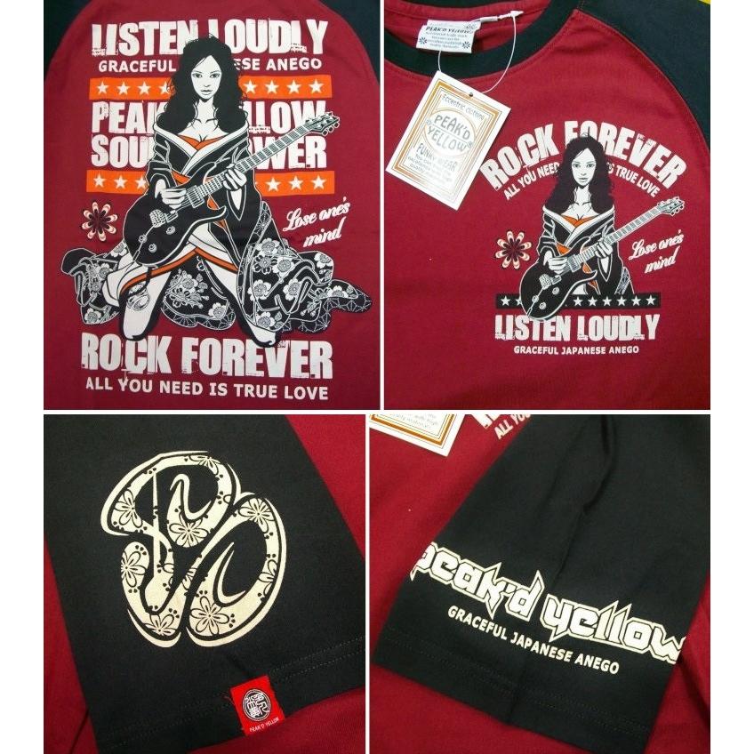 PEAK'DYELLOW ピークドイエロー半袖Tシャツ PYT-202 ギター | PEAK'D YELLOW | 04