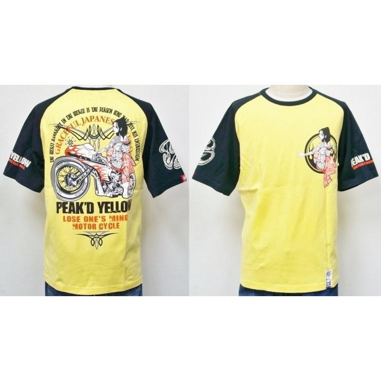 PEAK'DYELLOW ピークドイエロー半袖Tシャツ PYT-203 バイク | PEAK'D YELLOW | 01