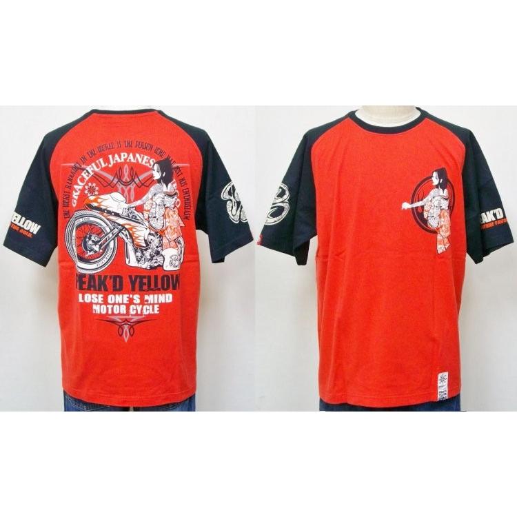 PEAK'DYELLOW ピークドイエロー半袖Tシャツ PYT-203 バイク | PEAK'D YELLOW | 03