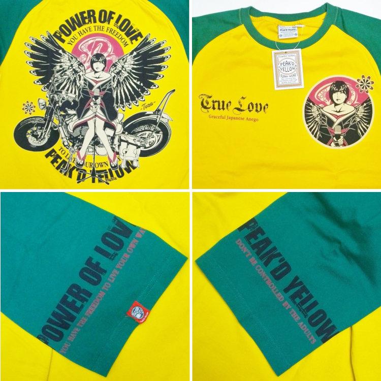 PEAK'D YELLOW ピークドイエロー PEAK'D YELLOW半袖Tシャツ PYT