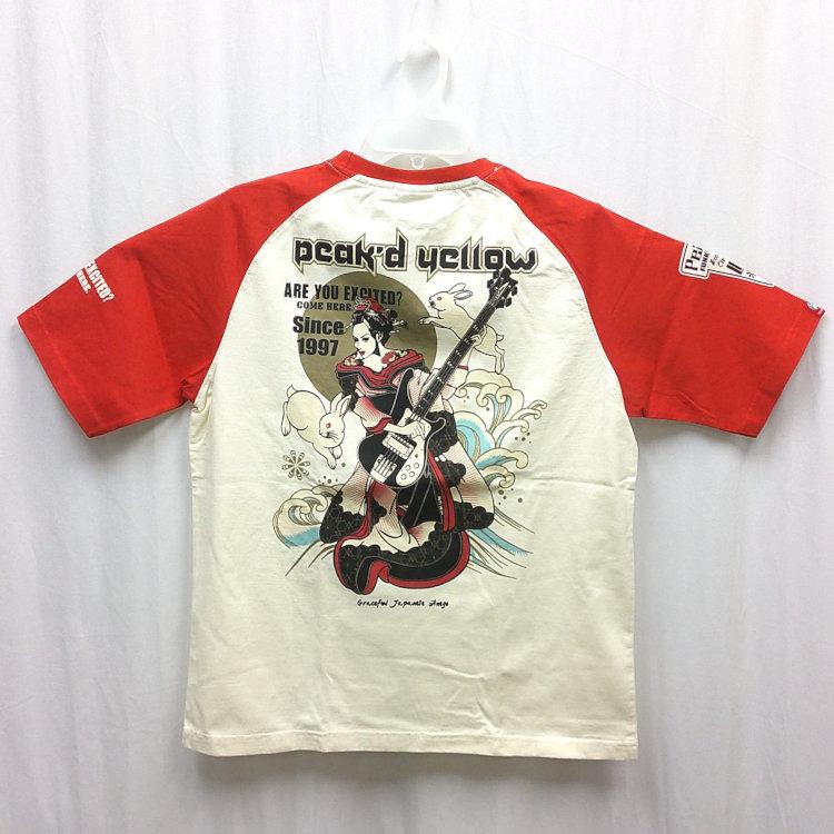 PEAK'D YELLOW（ピークドイエロー） PEAK'DYELLOW半袖Tシャツ PYT-244