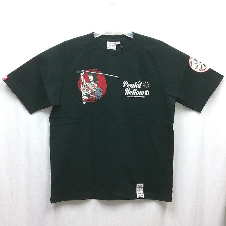 ピークドイエロー PEAK'DYELLOW半袖Tシャツ PYT-247 姐御無双 お姉ちゃん 女の子 刀 | PEAK'D YELLOW | 10