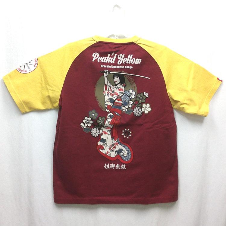 ピークドイエロー PEAK'DYELLOW半袖Tシャツ PYT-247 姐御無双 お姉ちゃん 女の子 刀 | PEAK'D YELLOW | 05