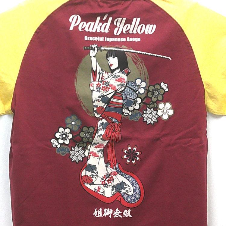 ピークドイエロー PEAK'DYELLOW半袖Tシャツ PYT-247 姐御無双 お姉ちゃん 女の子 刀 | PEAK'D YELLOW | 07