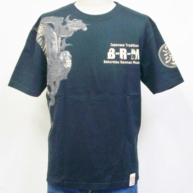 爆烈爛慢娘 ばくれつらんまんむすめ半袖Tシャツ RMT-289 フクロウモデファイ/和柄 梟 爆裂 バクマン バクラン BRM | B-R-M 爆裂爛漫娘 | 05