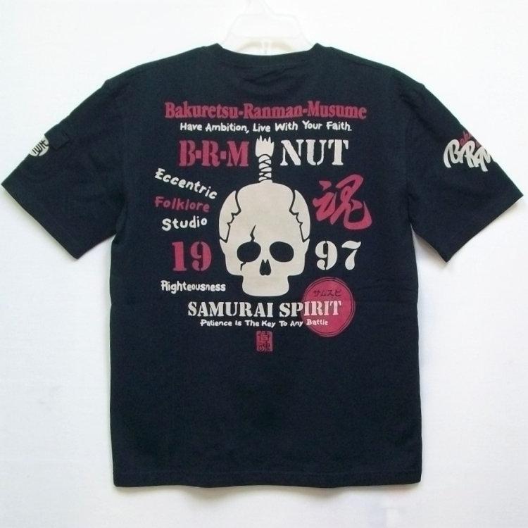 爆烈爛慢娘 ばくれつらんまんむすめ半袖Tシャツ RMT-318 サムライスピリット/和柄 爆裂 バクマン バクラン | B-R-M 爆裂爛漫娘 | 04