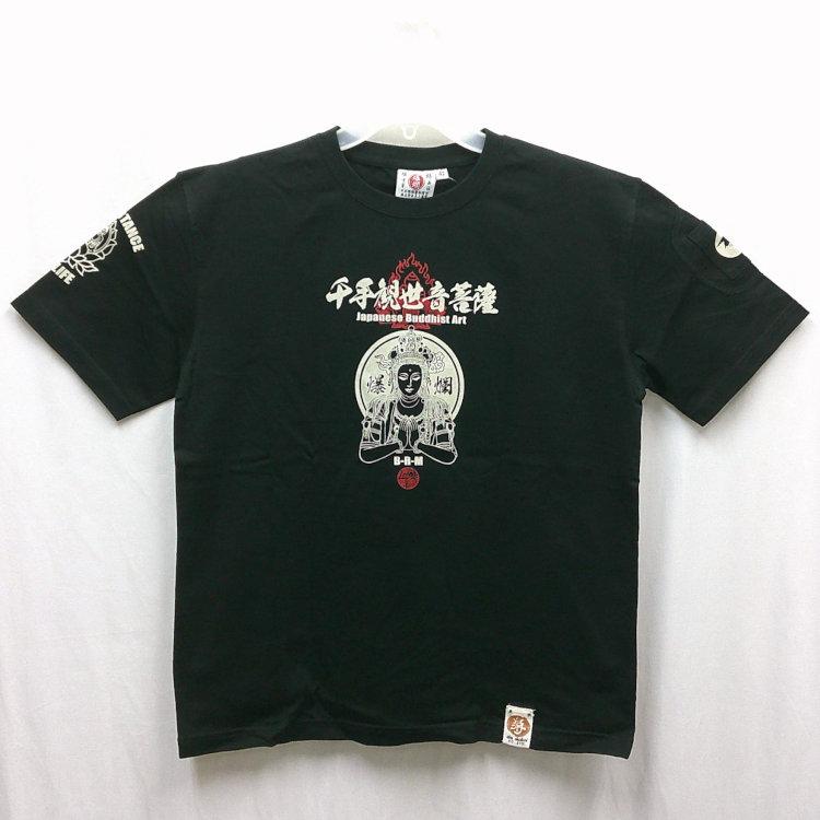 爆烈爛慢娘 ばくれつらんまんむすめ半袖Tシャツ RMT-346 千手観世音菩薩 和柄 バクマン バクラン 仏像 | B-R-M 爆裂爛漫娘 | 05