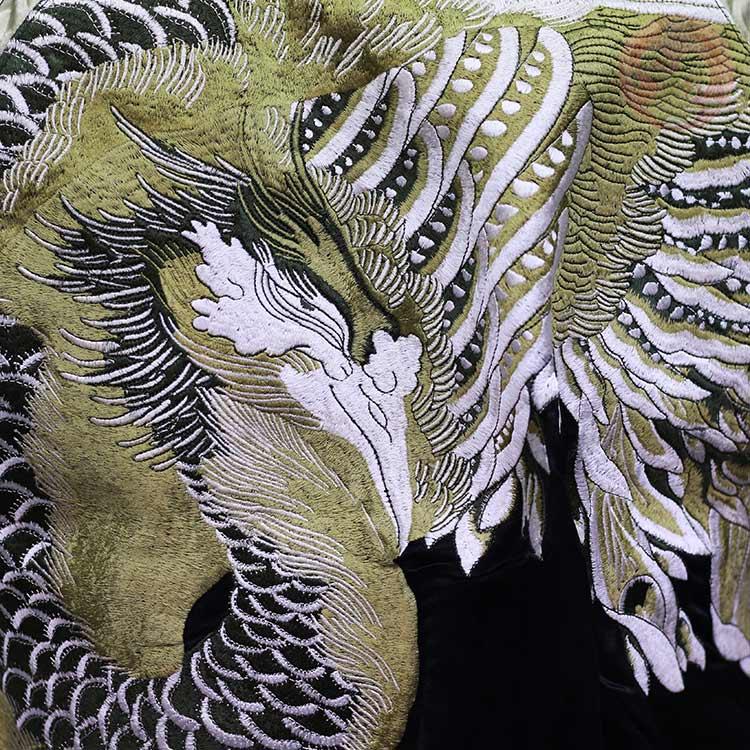 スカジャン 花旅楽団 はなたびがくだん スクリプト 鳳凰スカジャン SKJ