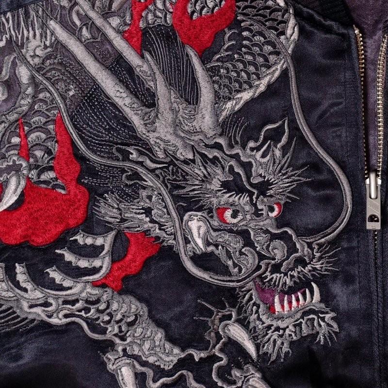 スカジャン 花旅楽団 はなたびがくだんスクリプト 銀雲龍 SSJ