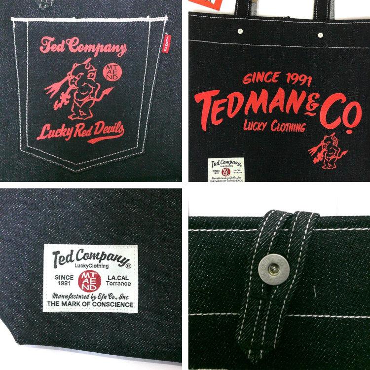 TEDMAN（テッドマン） デニムトートバッグ TDBG-1500 アメカジ 