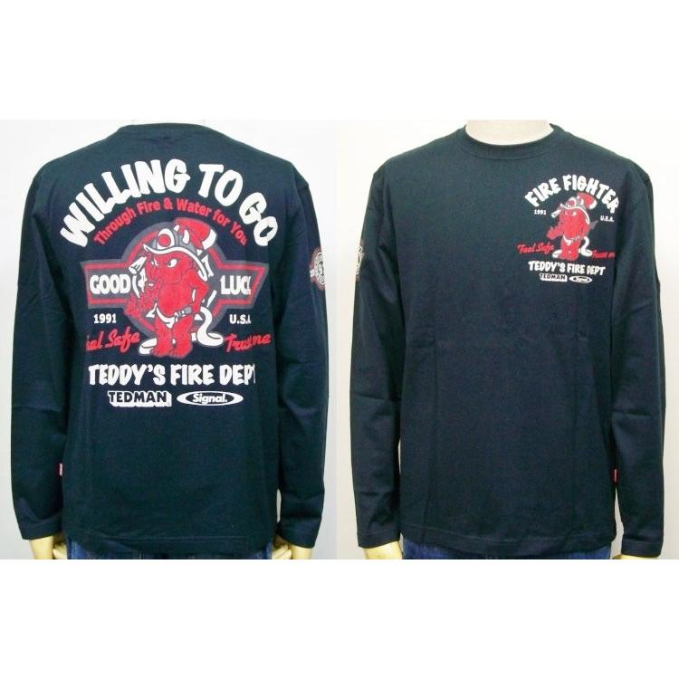 TEDMAN テッドマンロンT 長袖Tシャツ TDLS298 FIRE FIGHTER TEDMAN テッドマンロンT 長袖Tシャツ TDLS298 FIRE FIGHTER