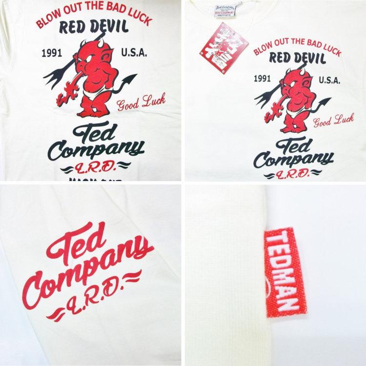 テッドマン TEDMAN ロンT 長袖Tシャツ TDLS314 RED DEVIL アメカジ バイカー ミリタリー | TEDMAN | 03