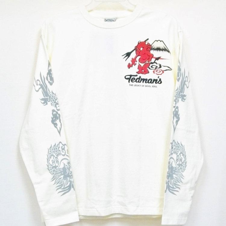 テッドマン TEDMAN ロンT 長袖Tシャツ TDLS-322 鬼VS虎 アメカジ バイカー 和柄 | TEDMAN | 02